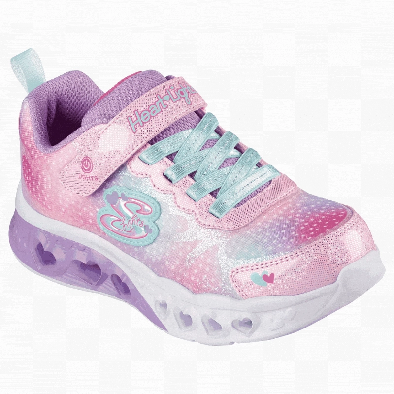 Girls Flutter Heart Lights Simply Love Seasonless Drop