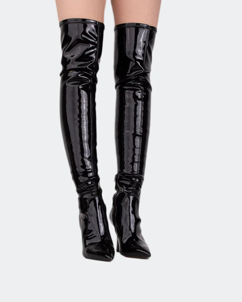 Giverny Black Patent Stretch Optimized Rhythm