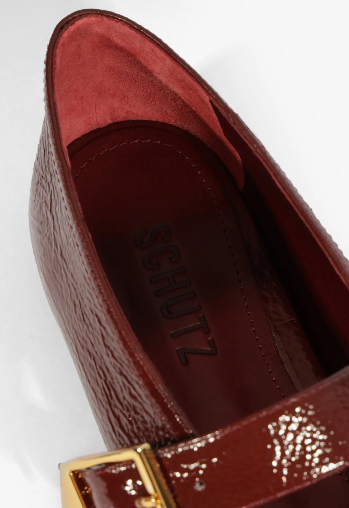 Engineered Casual Modern Essentials Courtney Buckle Patent Flat