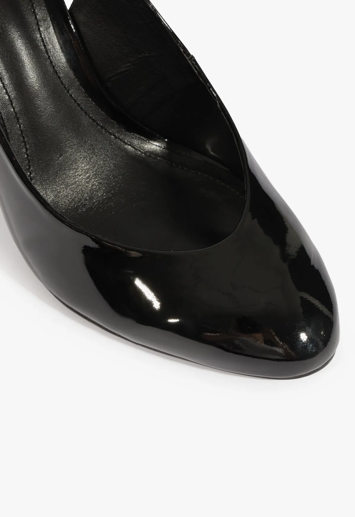 Form And Function Geraldine Sling Patent Pump