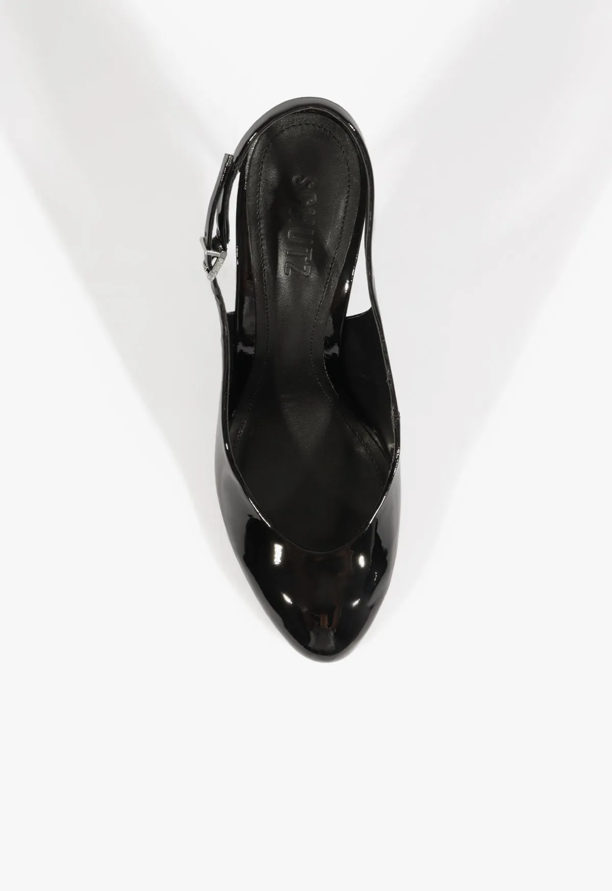 Crafted Lifestyle Gear Bold Minimal Geraldine Sling Patent Pump