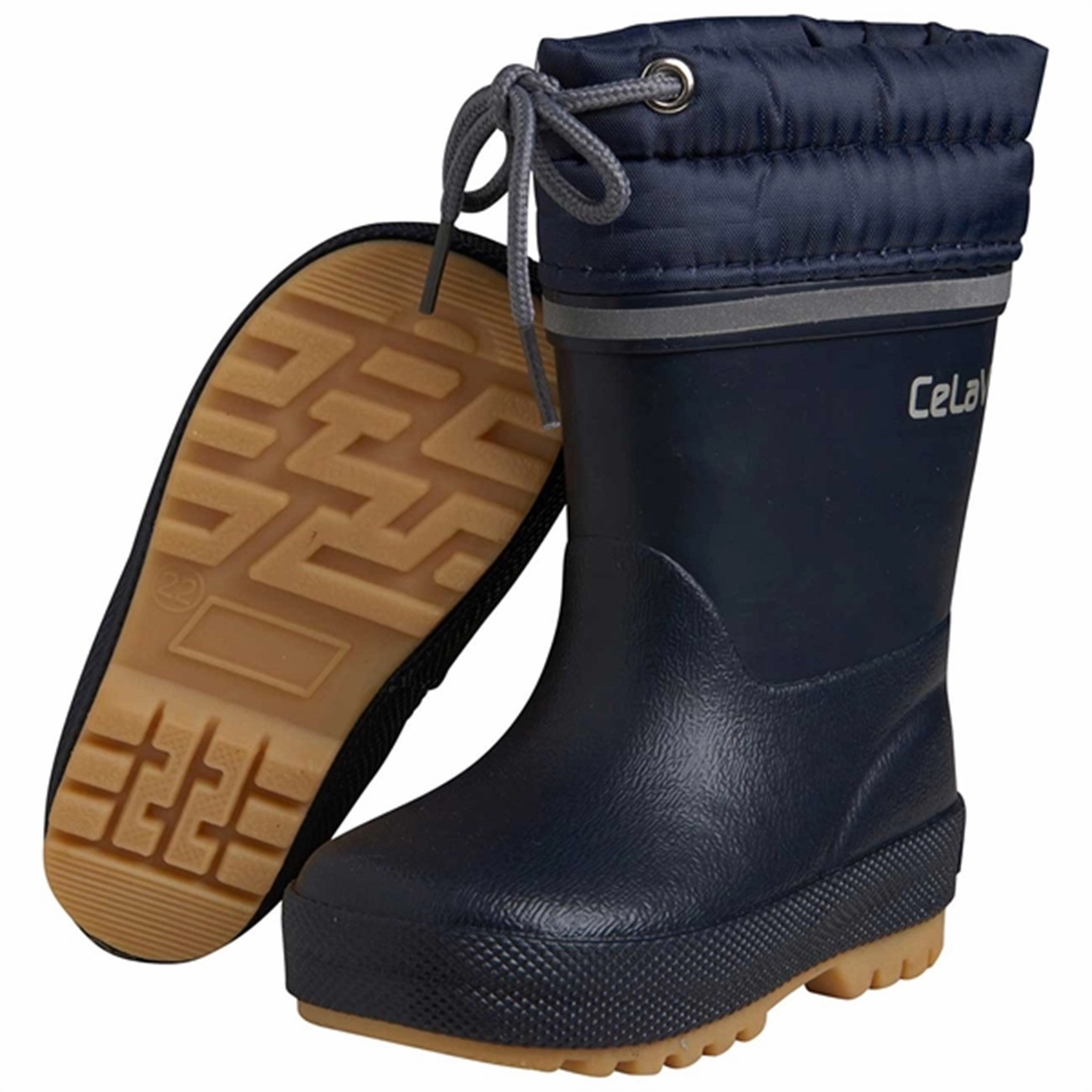 Next-Gen Vibe Layered Motion Celavi Thermal Wellies W. Linning Dark Navy
