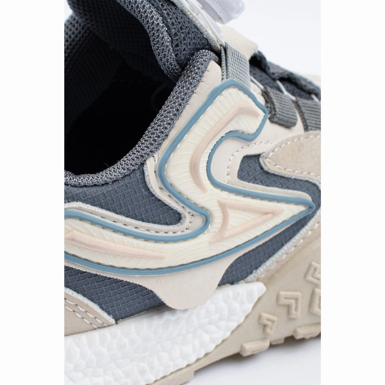 Mikk-Line Faded Denim Sneakers With Spin Engineered Fit
