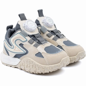 Flex And Fit Style Made Easy Mikk-Line Faded Denim Sneakers With Spin
