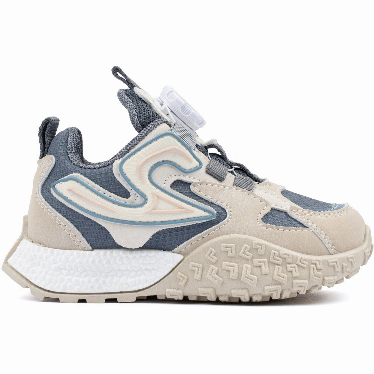 Mikk-Line Faded Denim Sneakers With Spin Clarity Wear