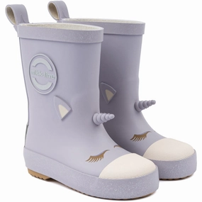 Fluid Lifestyle Smart Design Gear Mikk-Line Lavender Aura Unicorn 3D Wellies