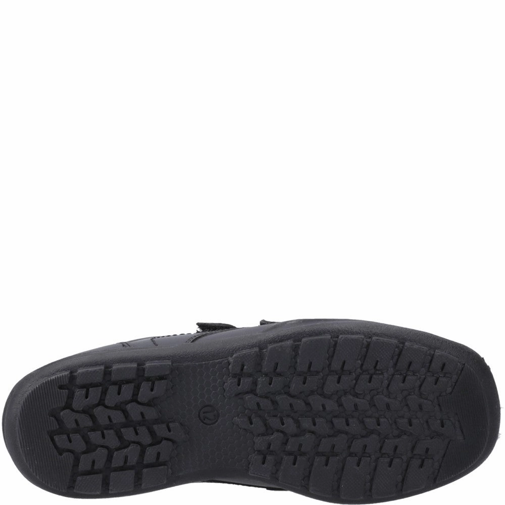 Hush Puppies Maddox Touch Fastening Xl Senior School Shoes Life In Layers