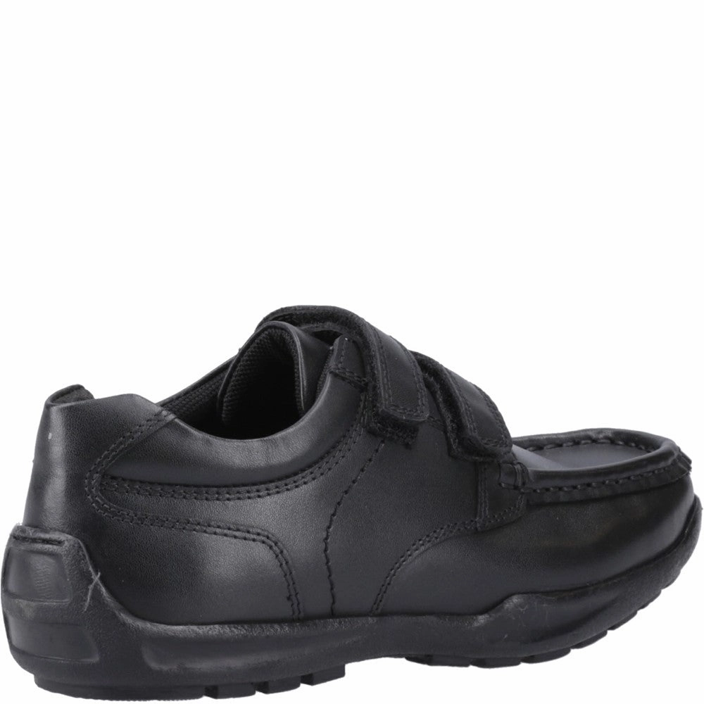 Hush Puppies Maddox Touch Fastening Xl Senior School Shoes Pulse Of The City Modern Momentum