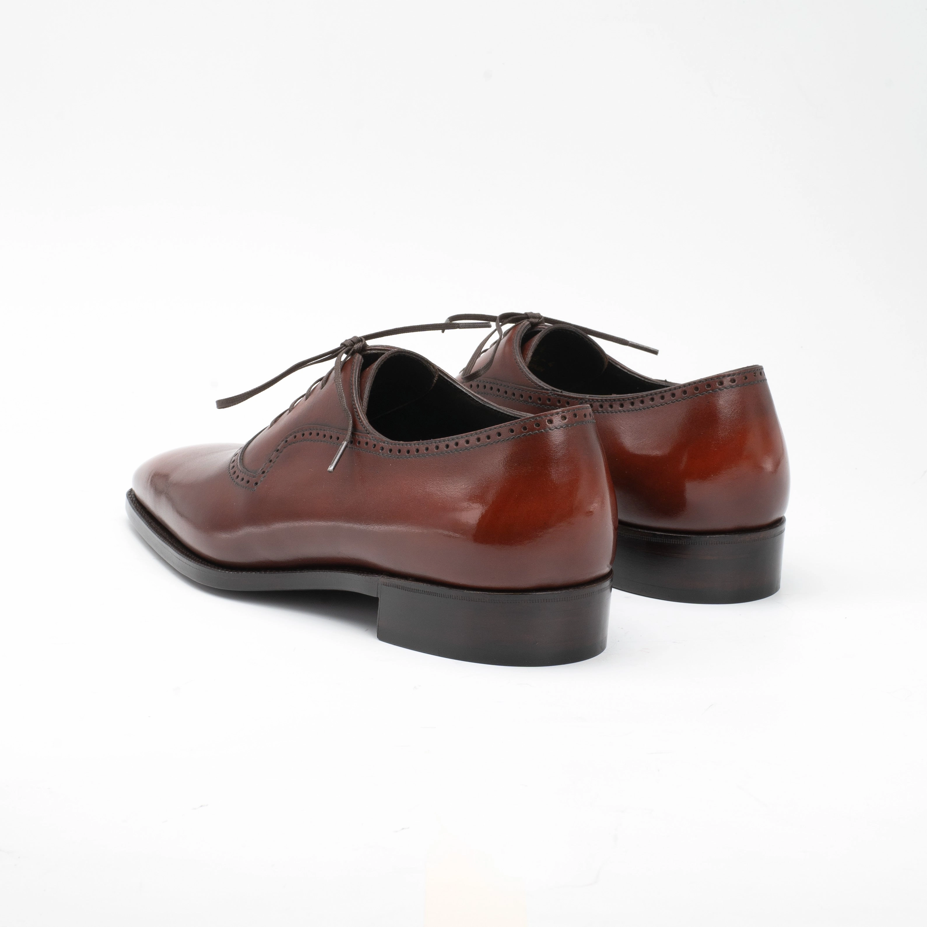 Restless Fit Marcel Adelaide Oxford Mto - Brown & Cognac Patina