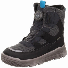 Superfit Black/Light Grey Mars Boots With Warm Lining Engineered To Adapt Adaptive Edge