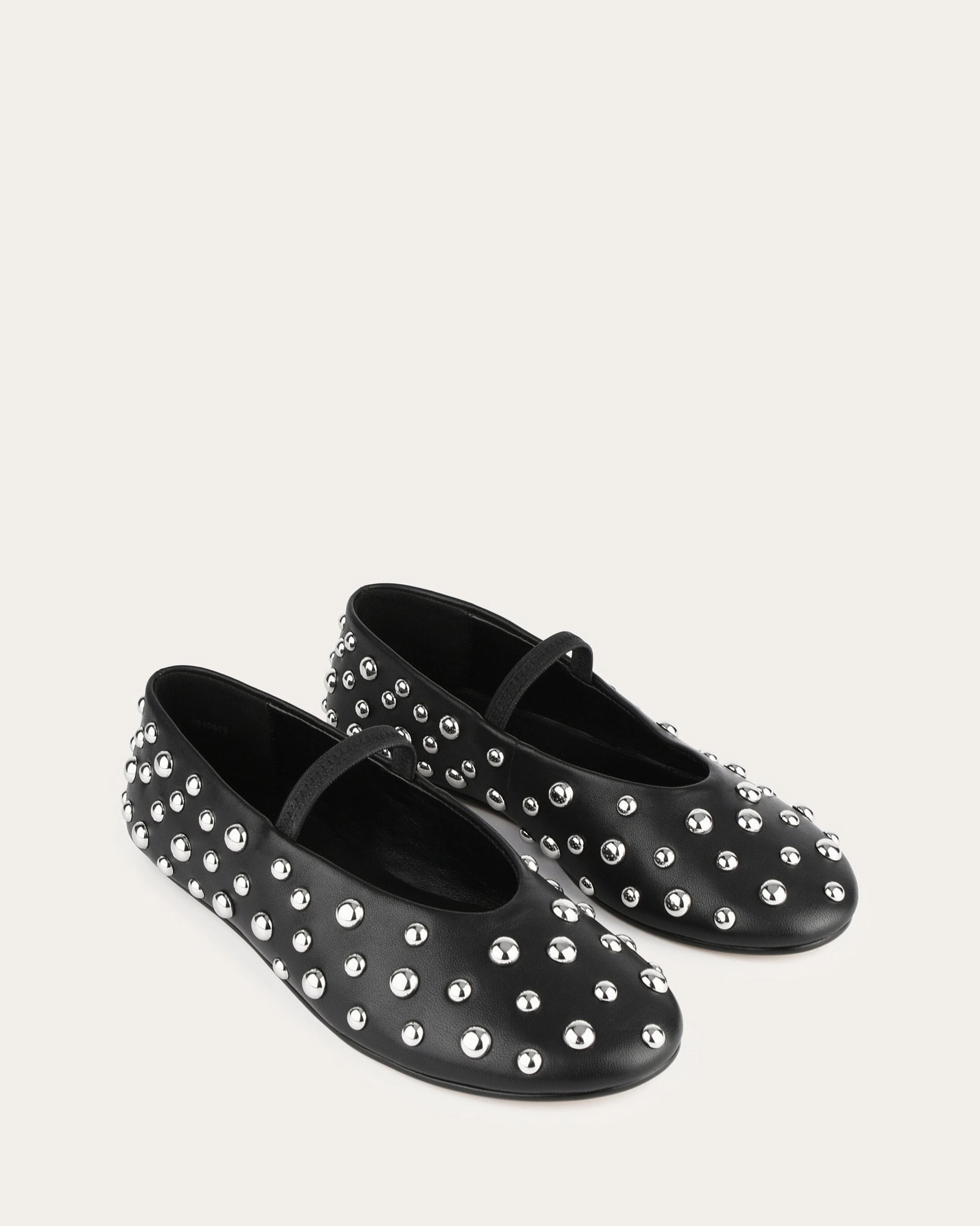 Versatile Soul City Ready Goldie Casual Flats Black Leather