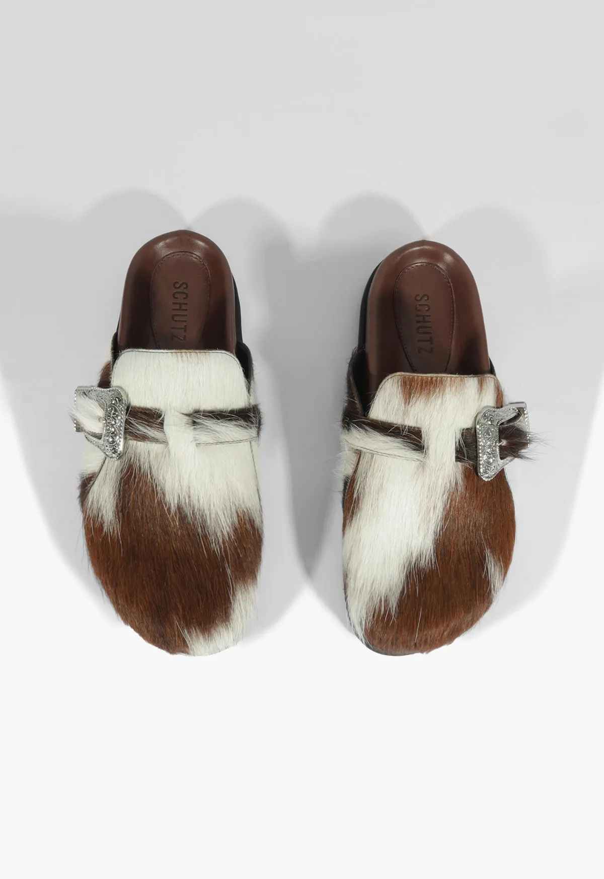 Grace Calf Hair Clog Refined Essentials