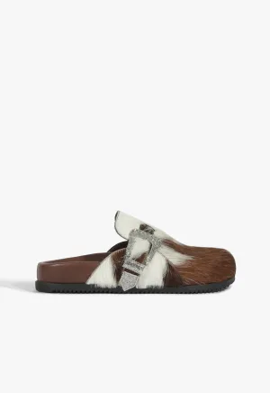 Grace Calf Hair Clog Conscious Layers
