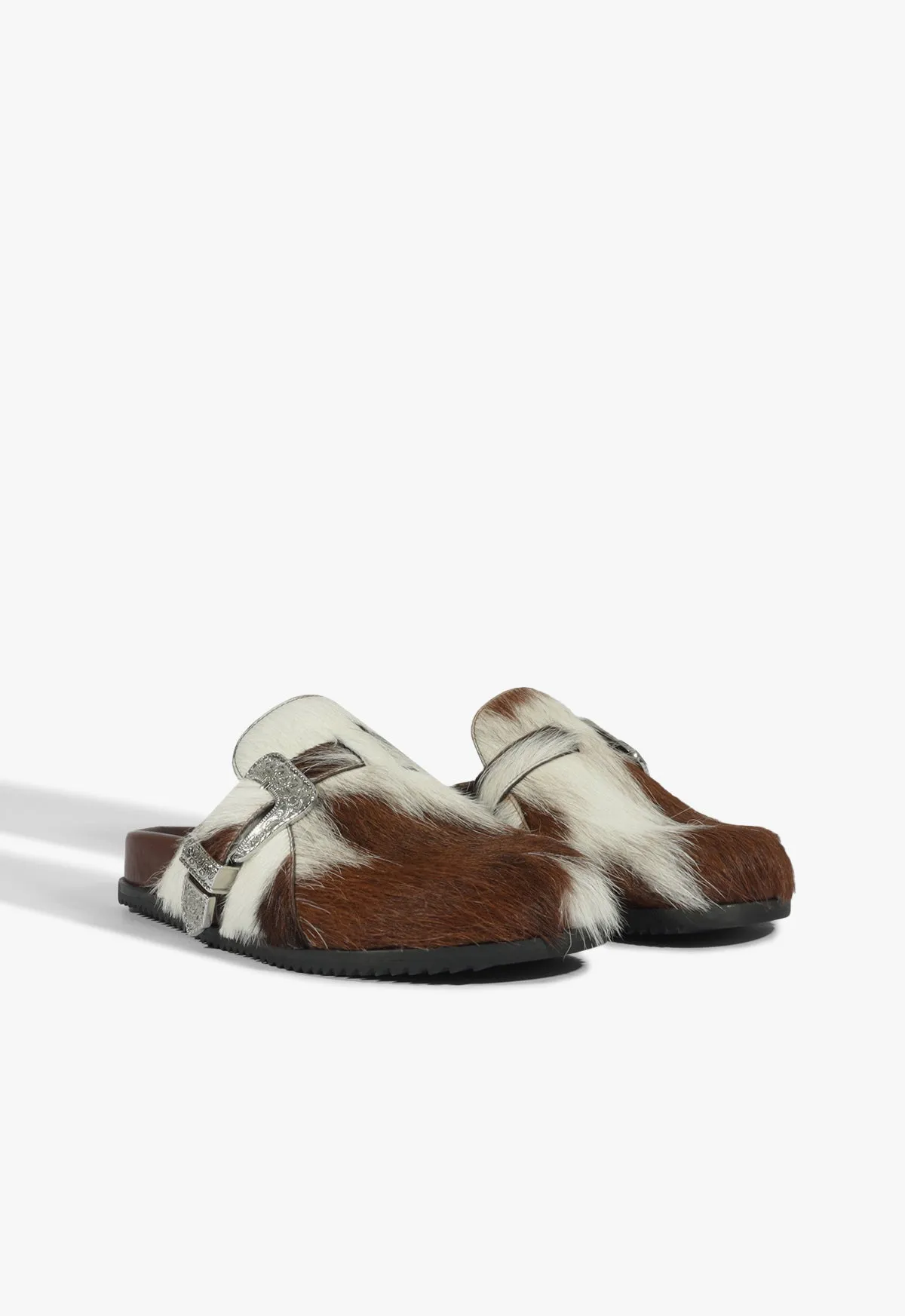 Engineered Profile Grace Calf Hair Clog