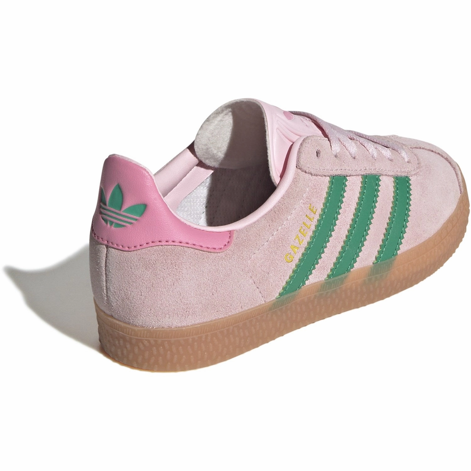 Adidas Originals Clear Pink Court Green Bliss Pink Gazelle C Sneakers Refined Presence Quiet Attitude