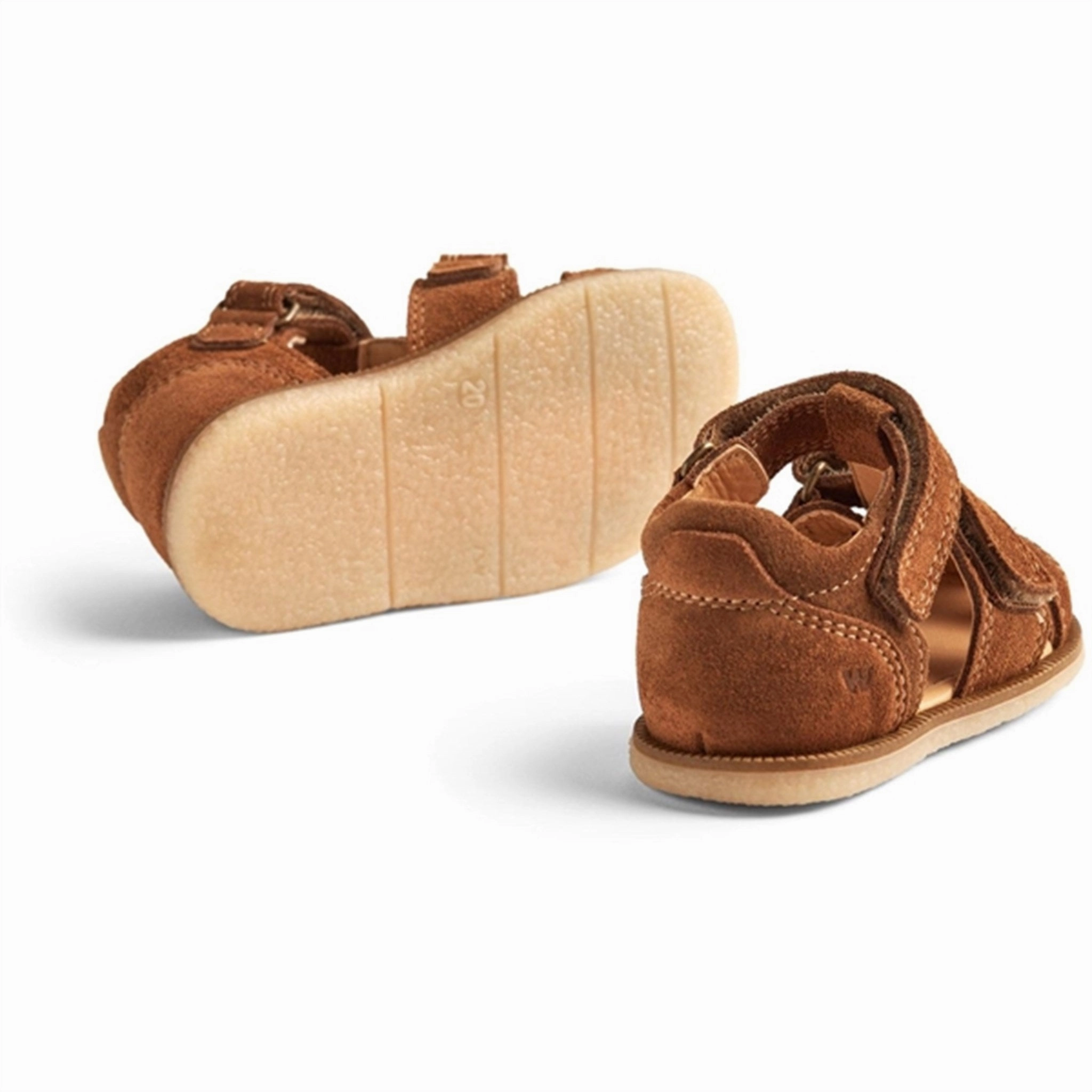 Wheat Sandal Closed Toe Baya Cognac Modern Essentials
