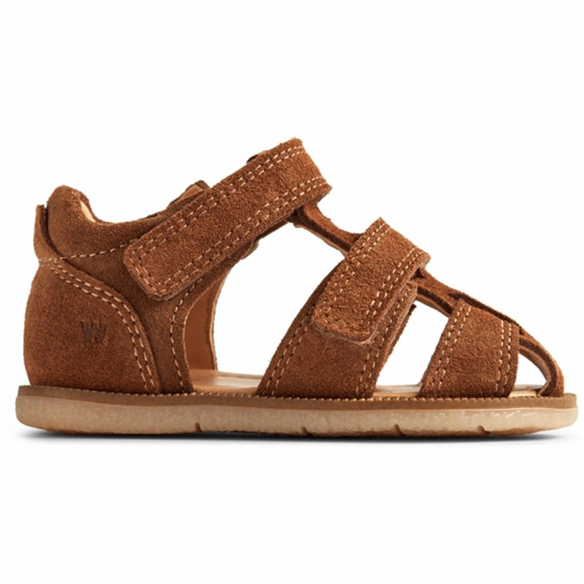 Wheat Sandal Closed Toe Baya Cognac Style In Action