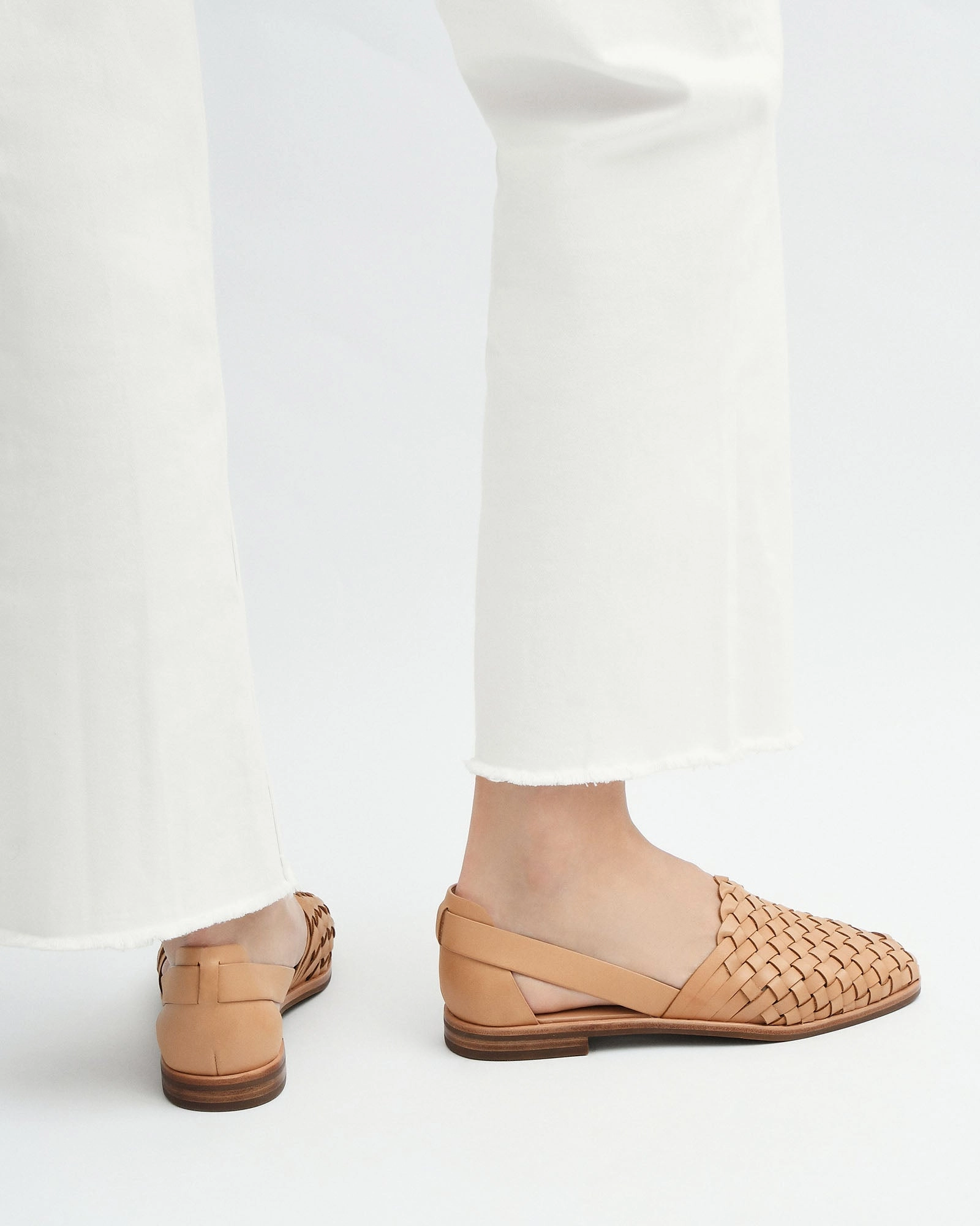 Wisdom Casual Flats Tan Leather Urban Active Future Fit