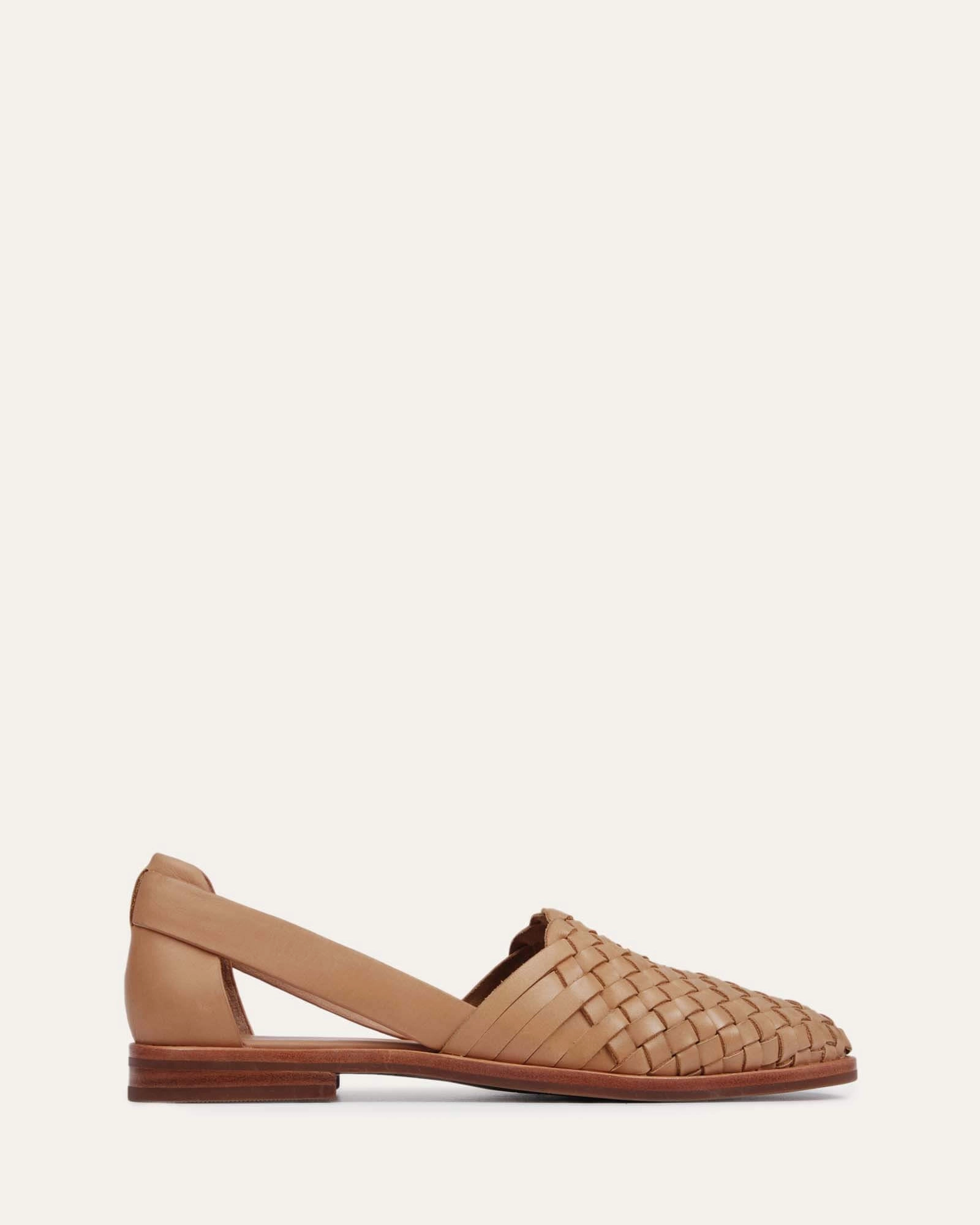 Movement Reimagined Lifestyle Architecture Wisdom Casual Flats Tan Leather