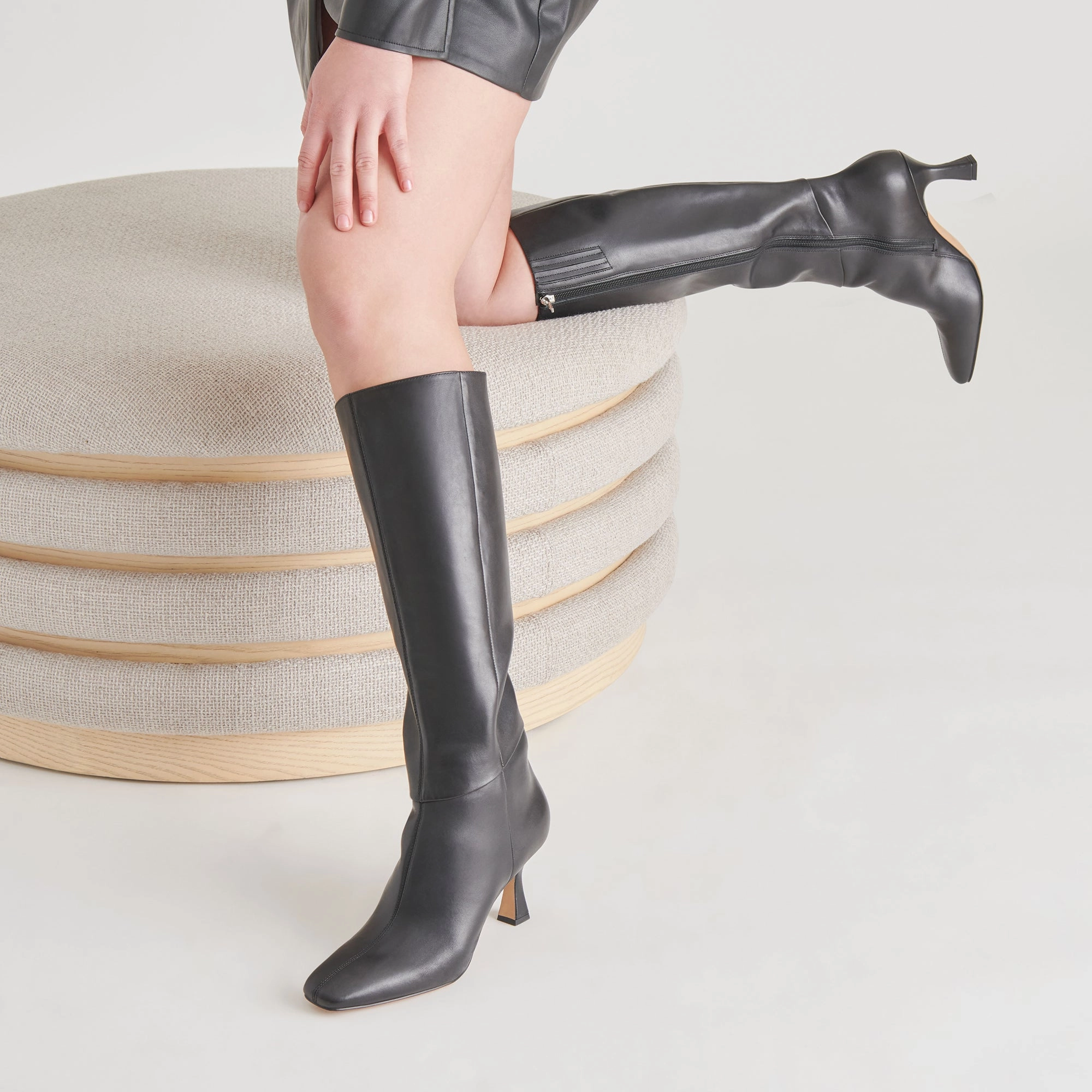 Core-Centric Gyra Boots Black Leather