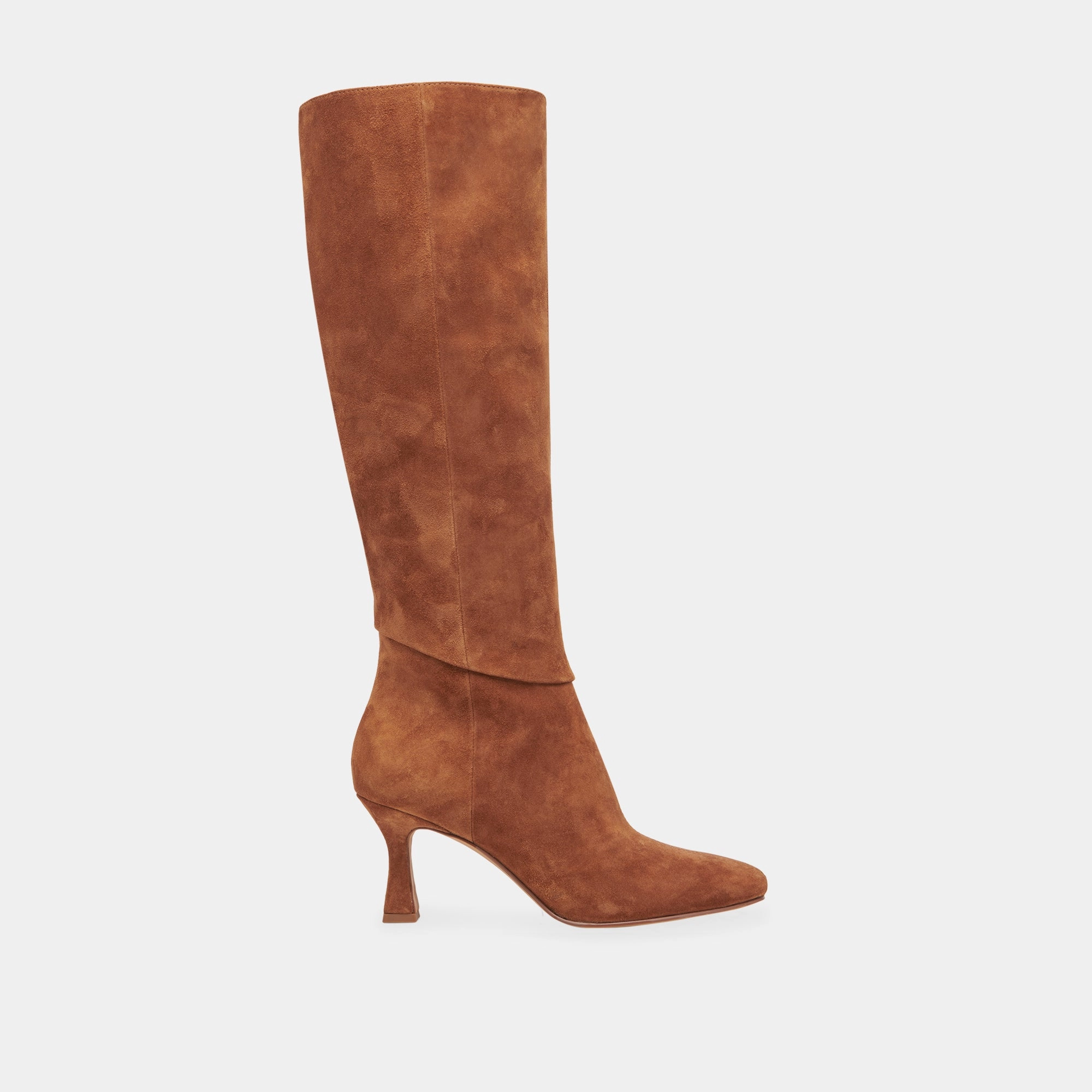 Gyra Boots Brown Suede Modular Uniform Simple Uniform