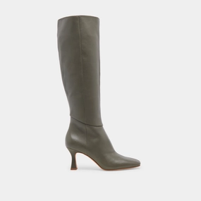 Ready To Flex Gyra Boots Dark Olive Leather