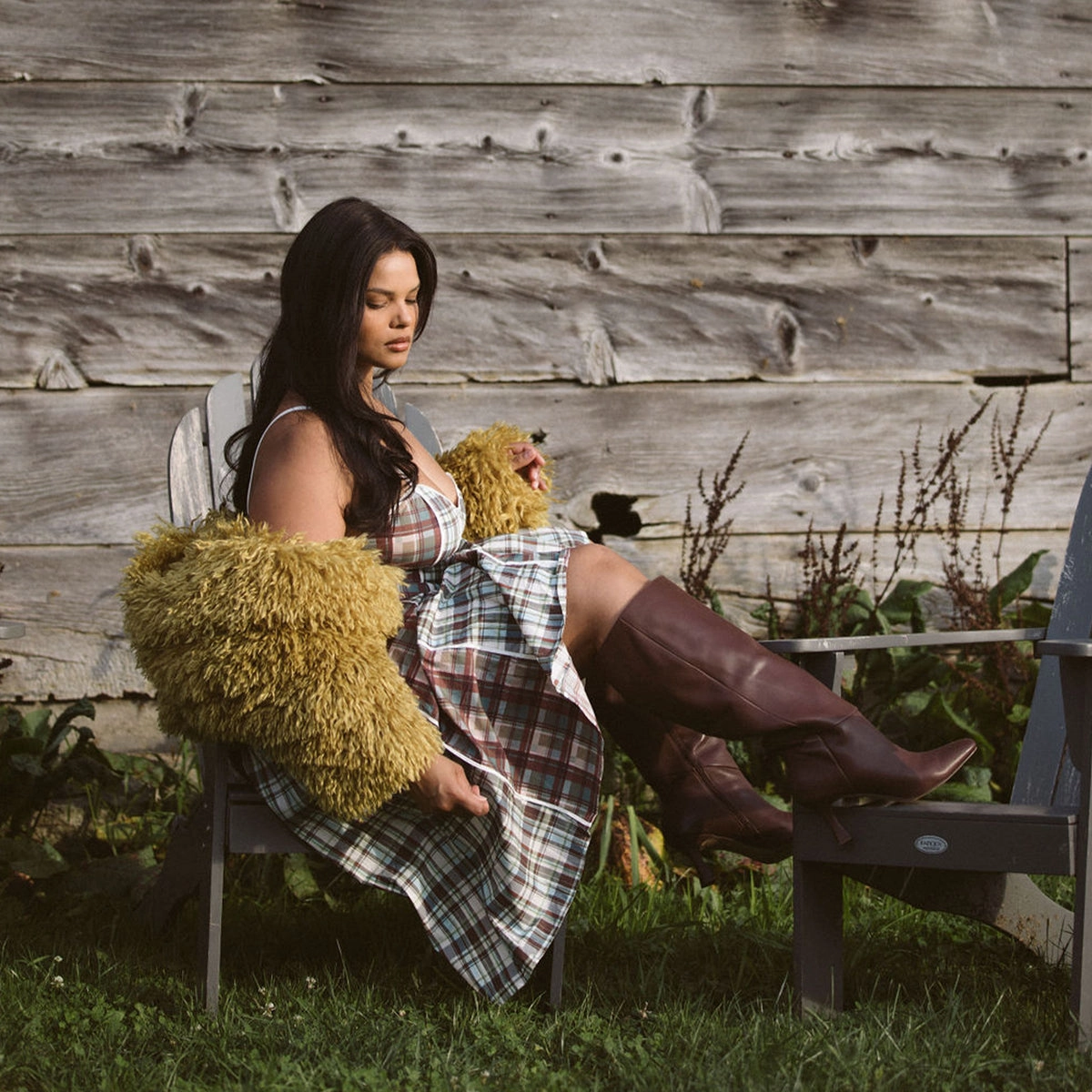 Your Fit System Gyra Wide Calf Boots Chocolate Leather