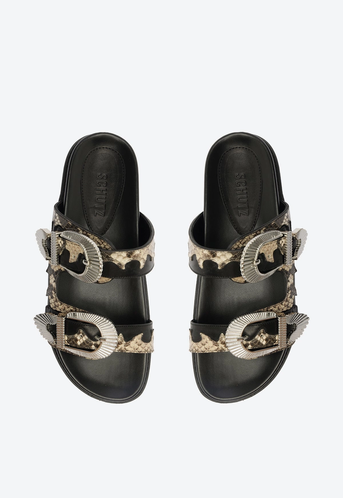 Tone-Driven Harper Sporty Leather Sandal
