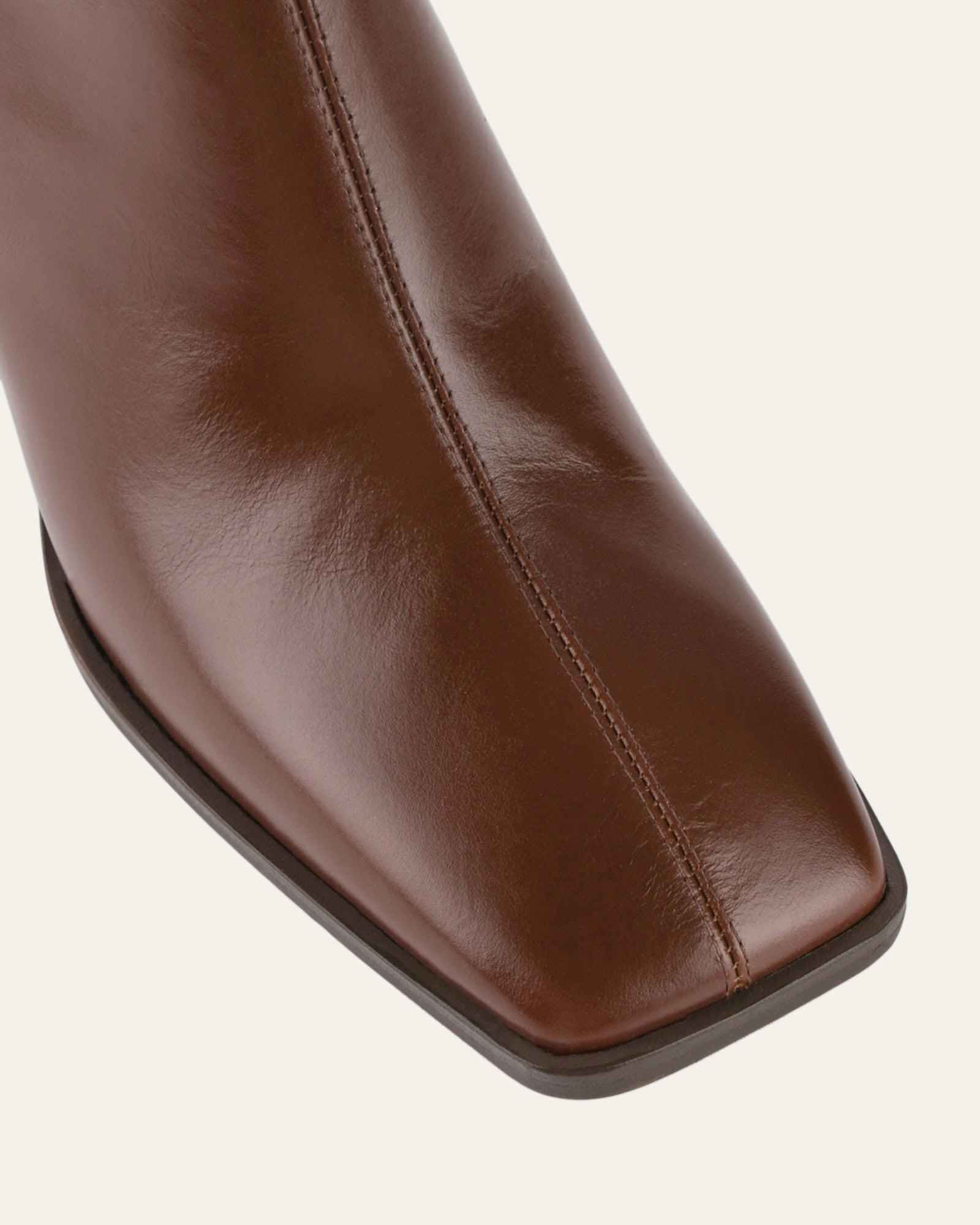 Hattie High Ankle Boots Chestnut Leather Ready-To-Flow