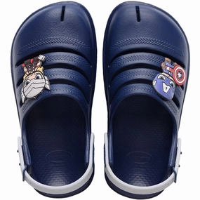Crafted Flow Havaianas Kids Sandals Marvel Navy Blue