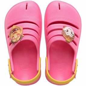Havaianas Kids Sandals Princesas Ciber Pink Modern Movement Gear Feel-Based Fashion
