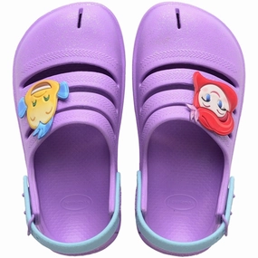 Edge And Ease Low-Key Bold Havaianas Kids Sandals Princesas Prisma Purple