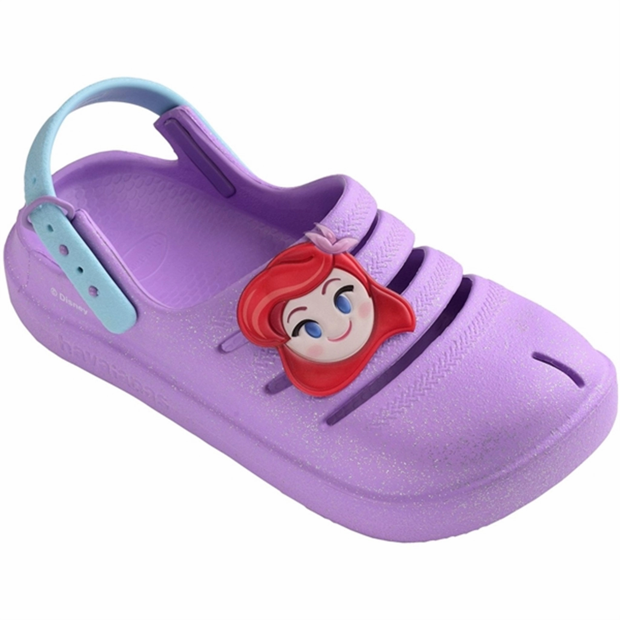 Built For Motion Layer Logic Havaianas Kids Sandals Princesas Prisma Purple