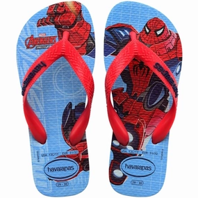 Core Pulse Havaianas Kids Sandals Top Marvel Ii Blue Water