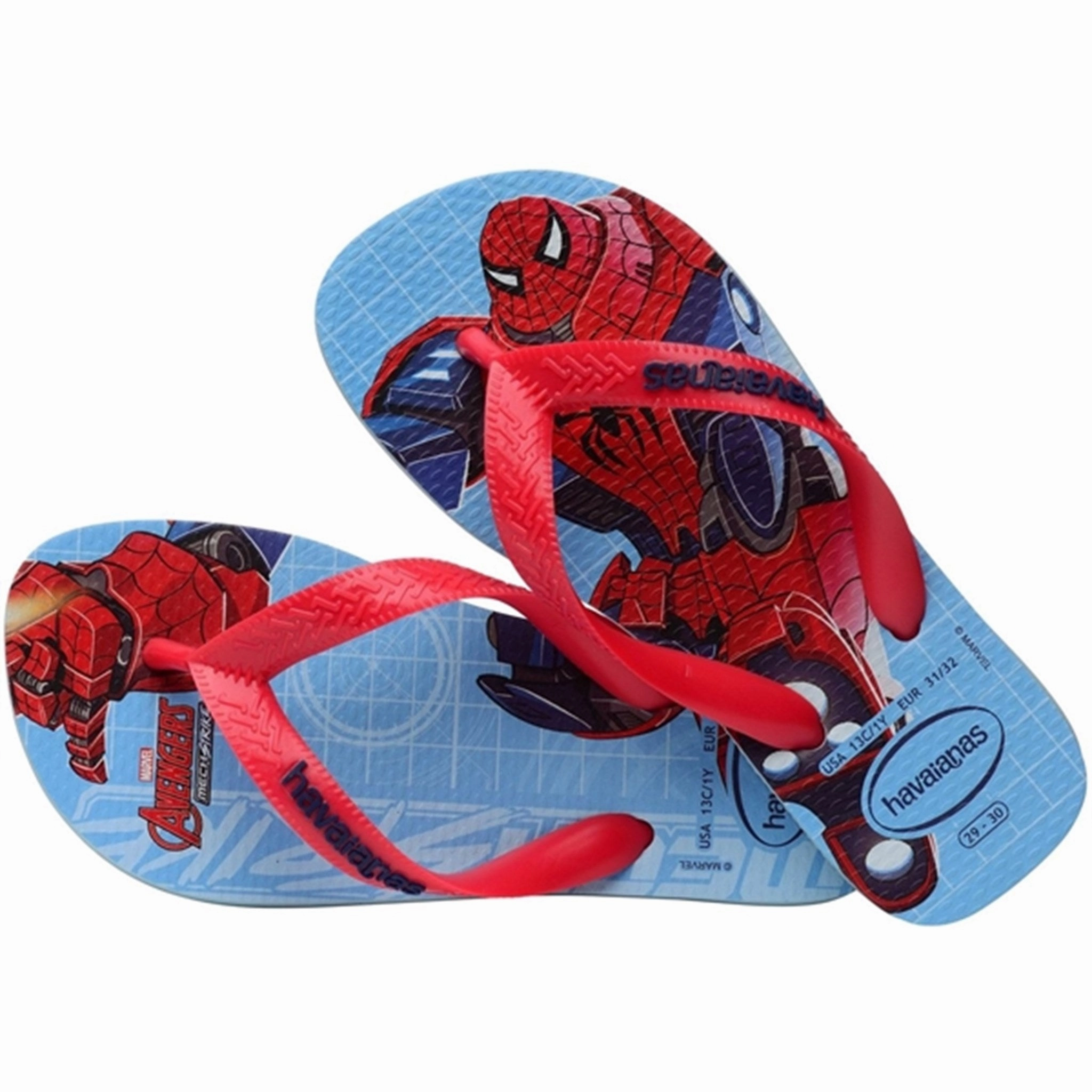 Tailored Utility Functional Ease Havaianas Kids Sandals Top Marvel Ii Blue Water