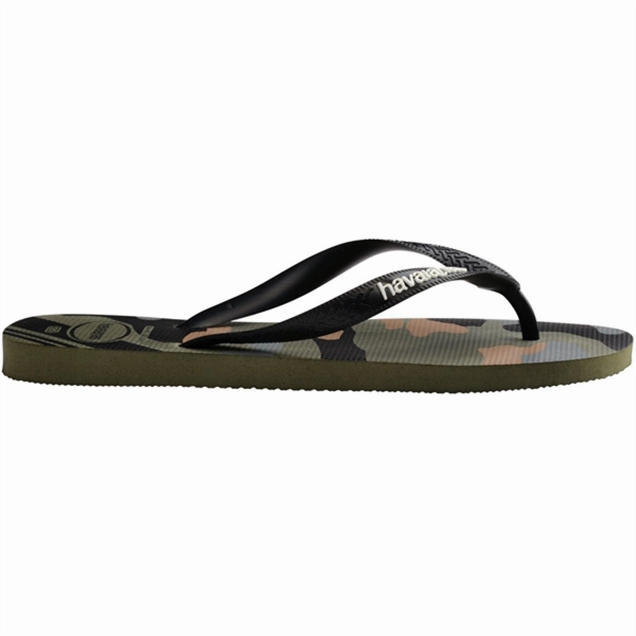 New Neutral Made To Flex Havaianas Sandals Top Camu Black/Moss