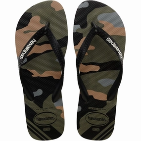 Havaianas Sandals Top Camu Black/Moss Layer Mindset Lifestyle Engineered