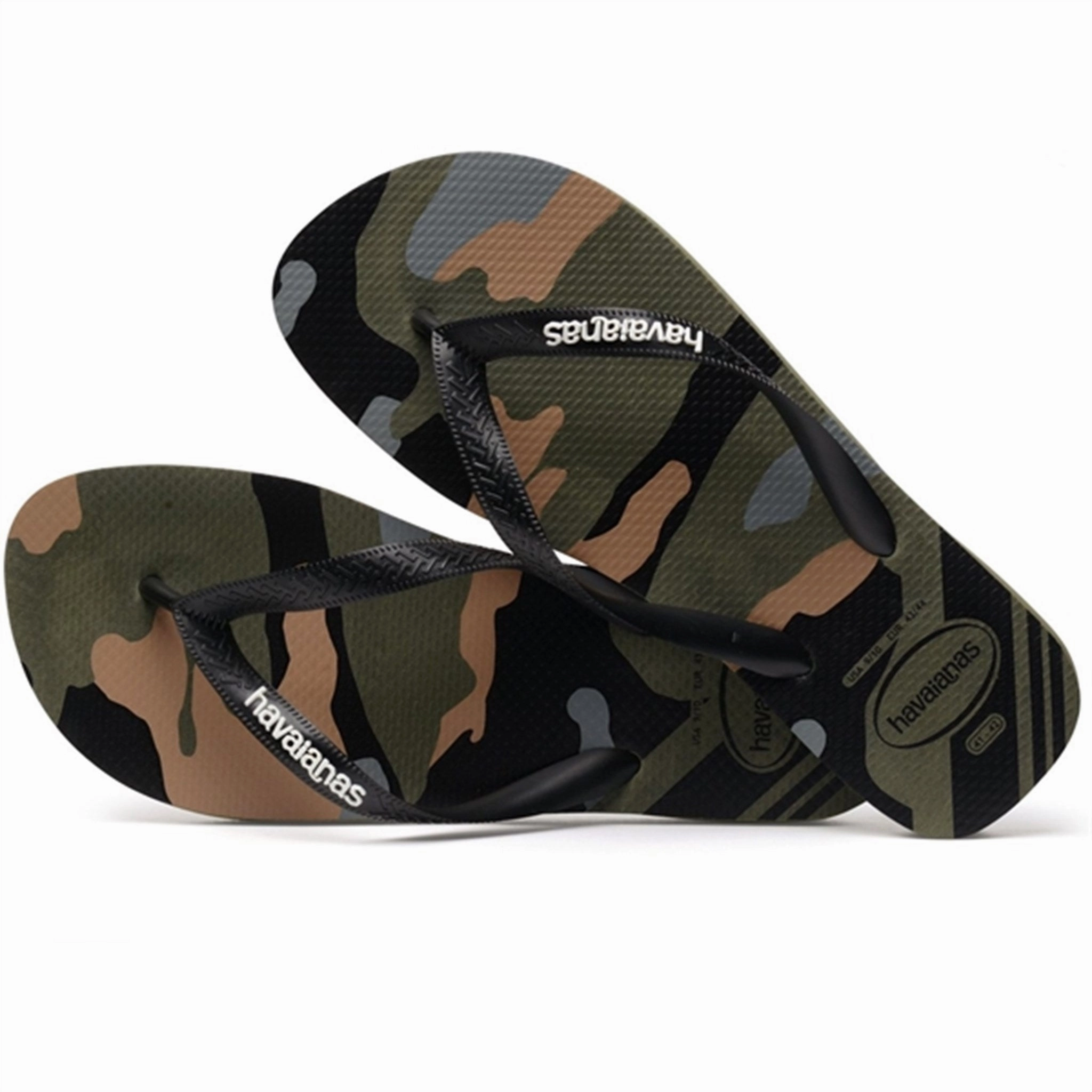 Designed With Flow Calm In Motionwear Havaianas Sandals Top Camu Black/Moss