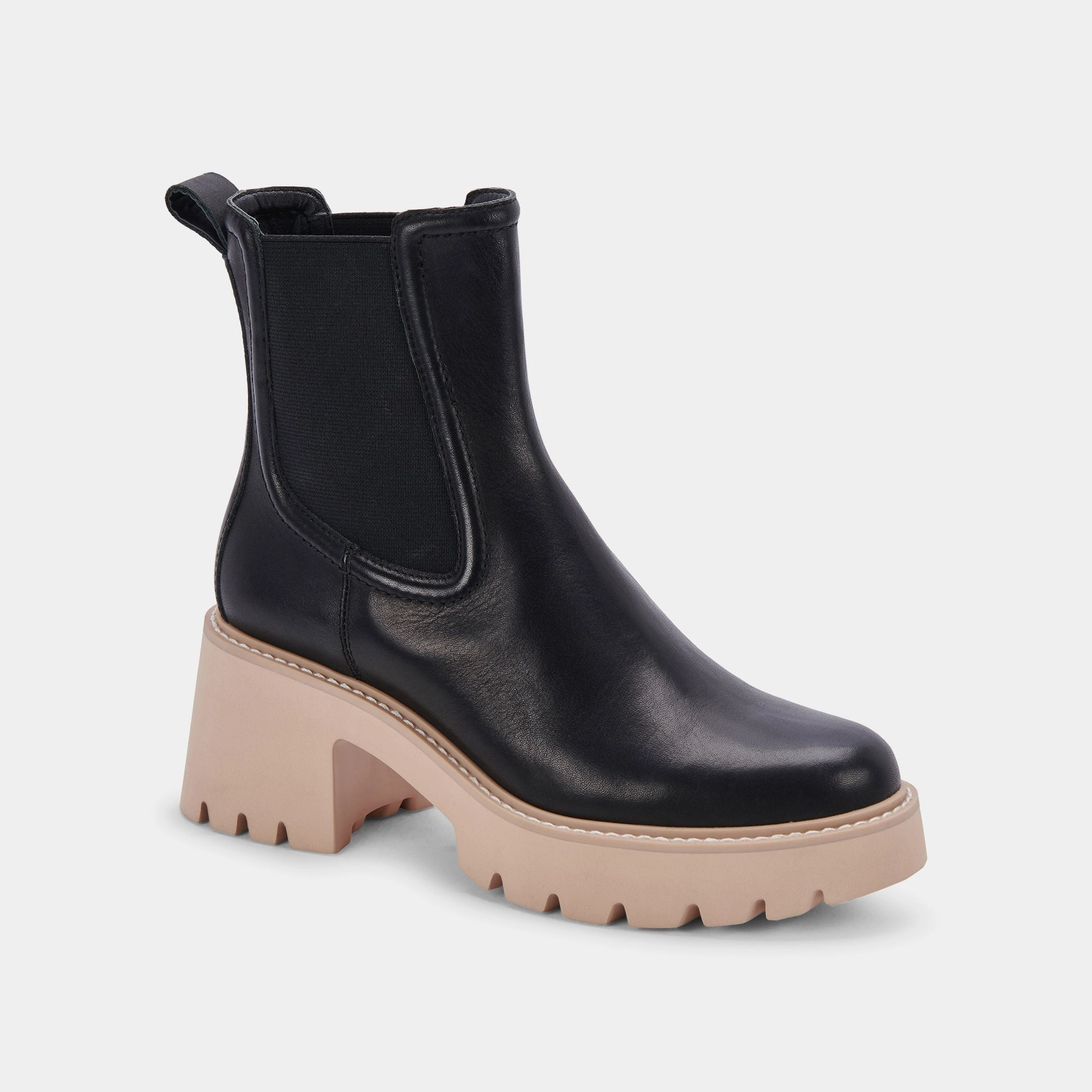 Hawk H2O Booties Black Leather Lightweight Living Modular Minimalism