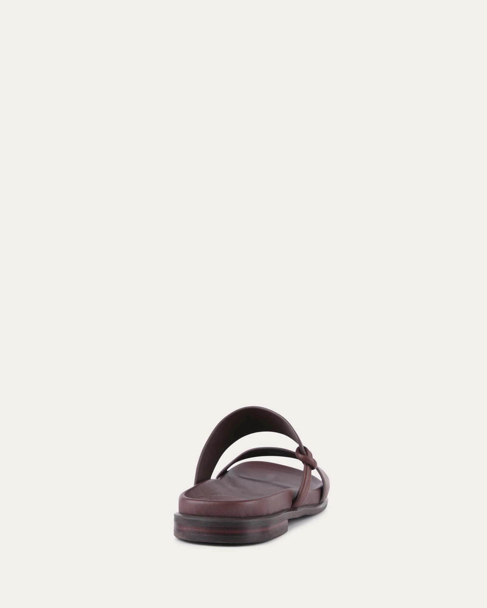 Everyday Core Core Pulse Hayes Flat Sandals Brown Leather