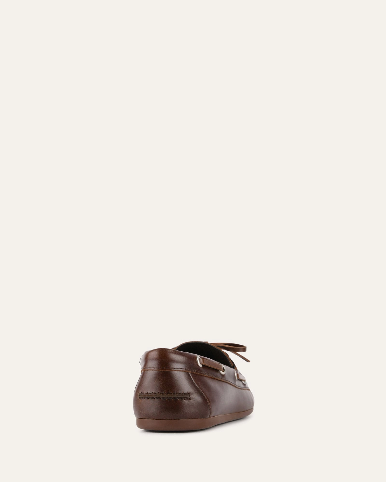 Unisex Rhythm Helm Loafers Pecan Waxed Leather