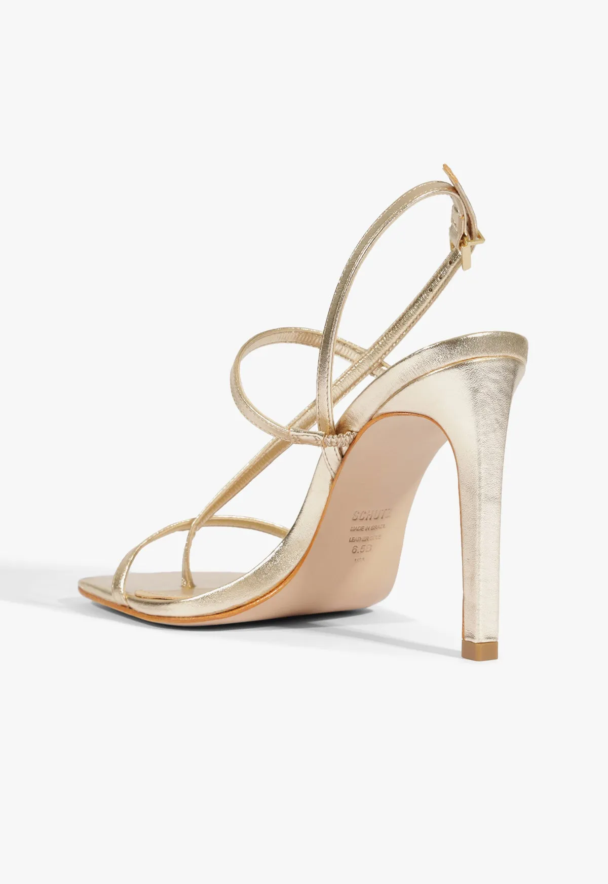 Your Daily Layer Cool Utility Heloise Metallic Sandal