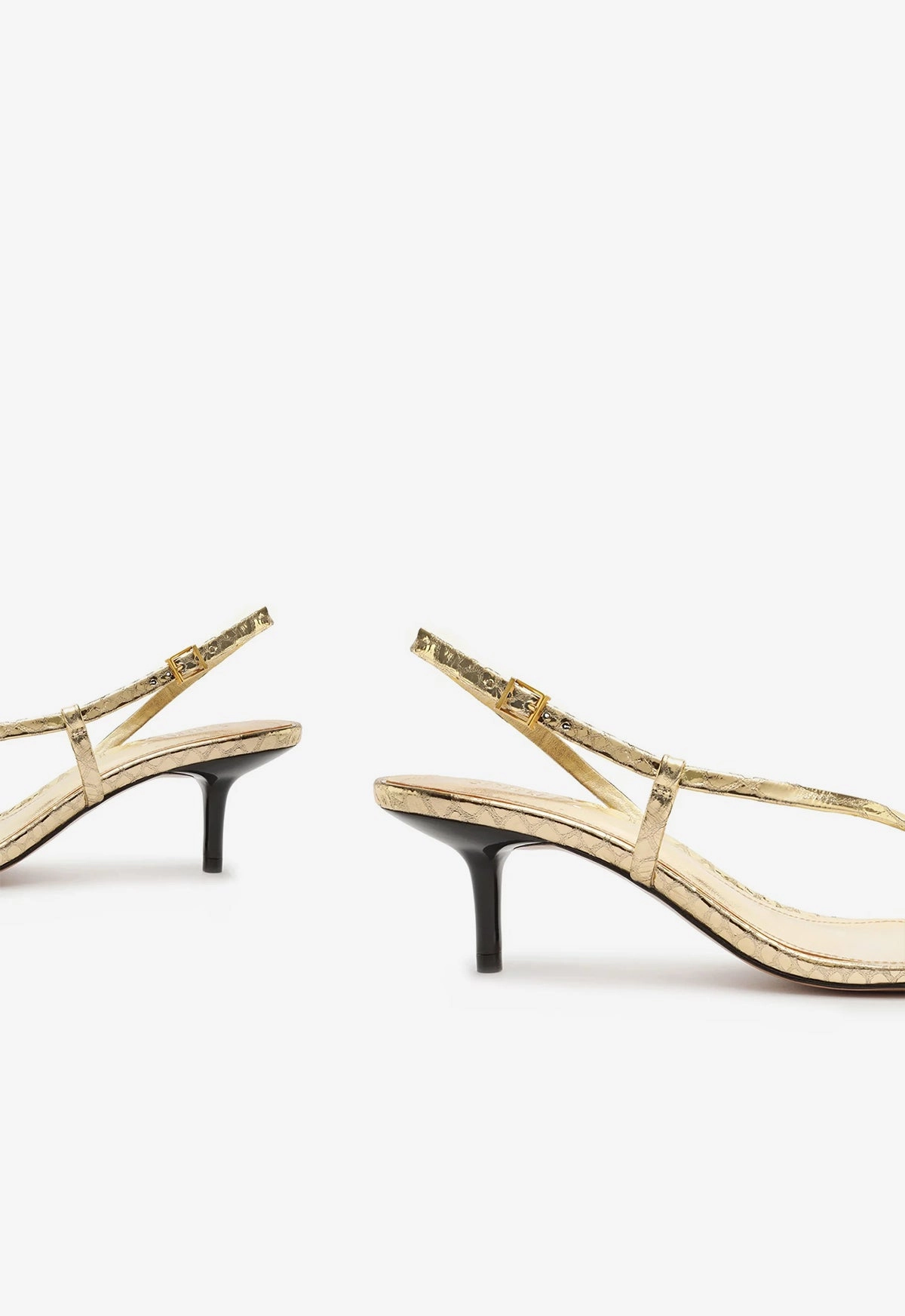 Heloise Metallic Leather Sandal Layered Utility Cool Crafted
