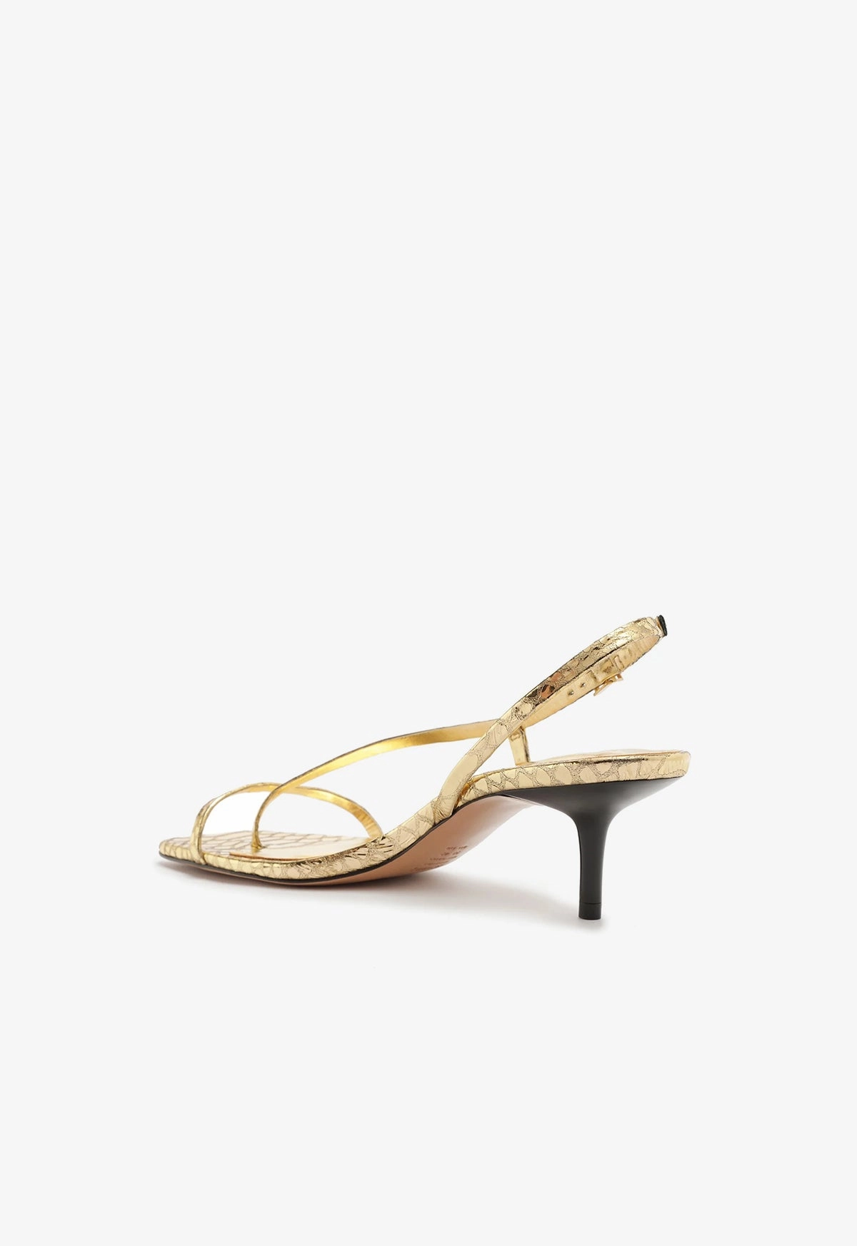 Heloise Metallic Leather Sandal Refined Essentials