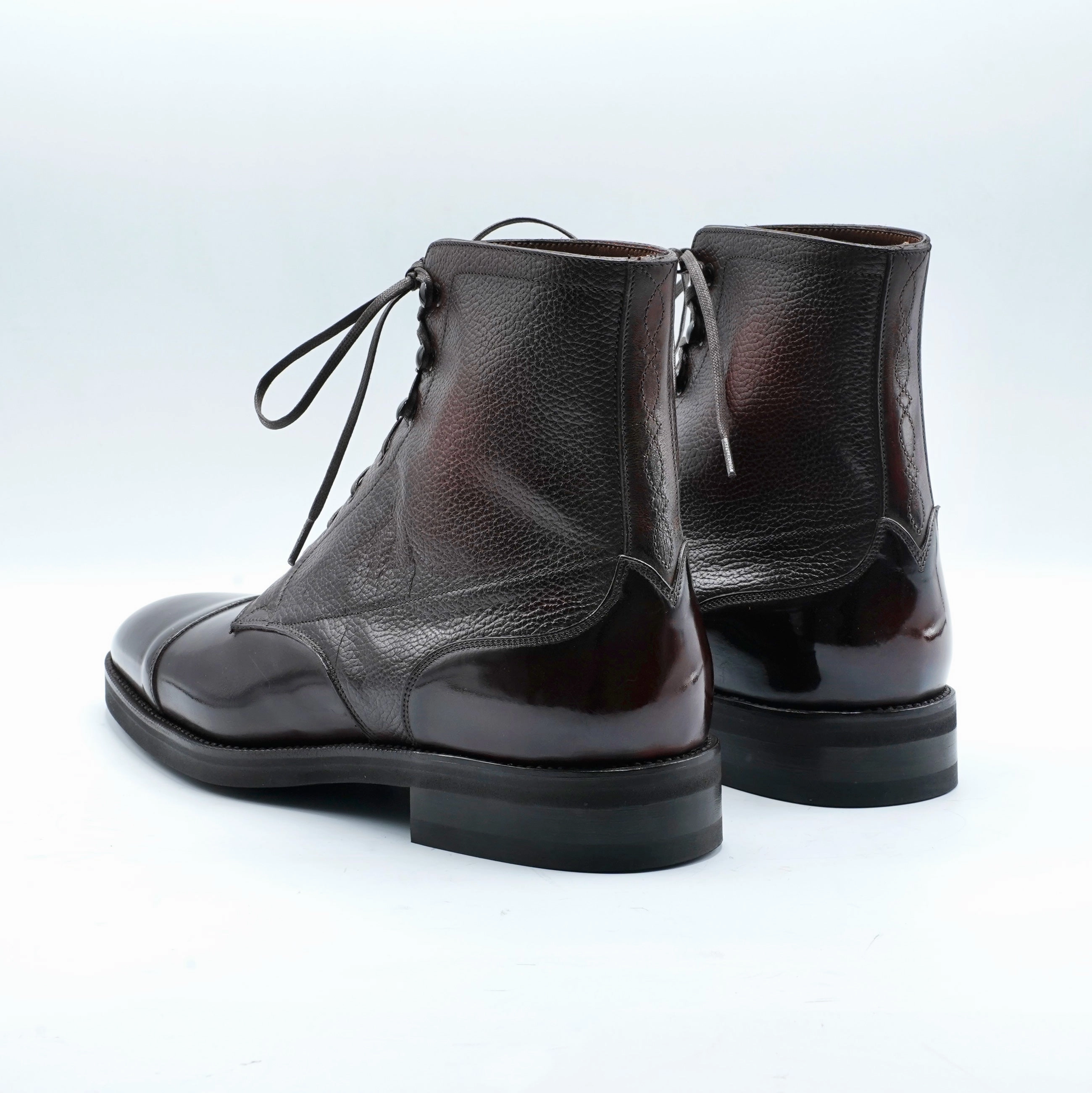 Activewear Redefined Crafted For Calm Hemingway Derby Boot - Dark Mahogany Mto