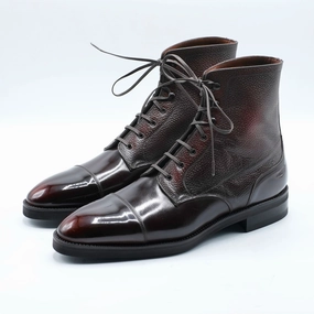 Modular Design Engineered For Now Hemingway Derby Boot - Dark Mahogany Mto