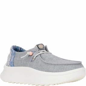 Future-Ready Looks Heydude Wendy Peak Chambray Woven Shoes