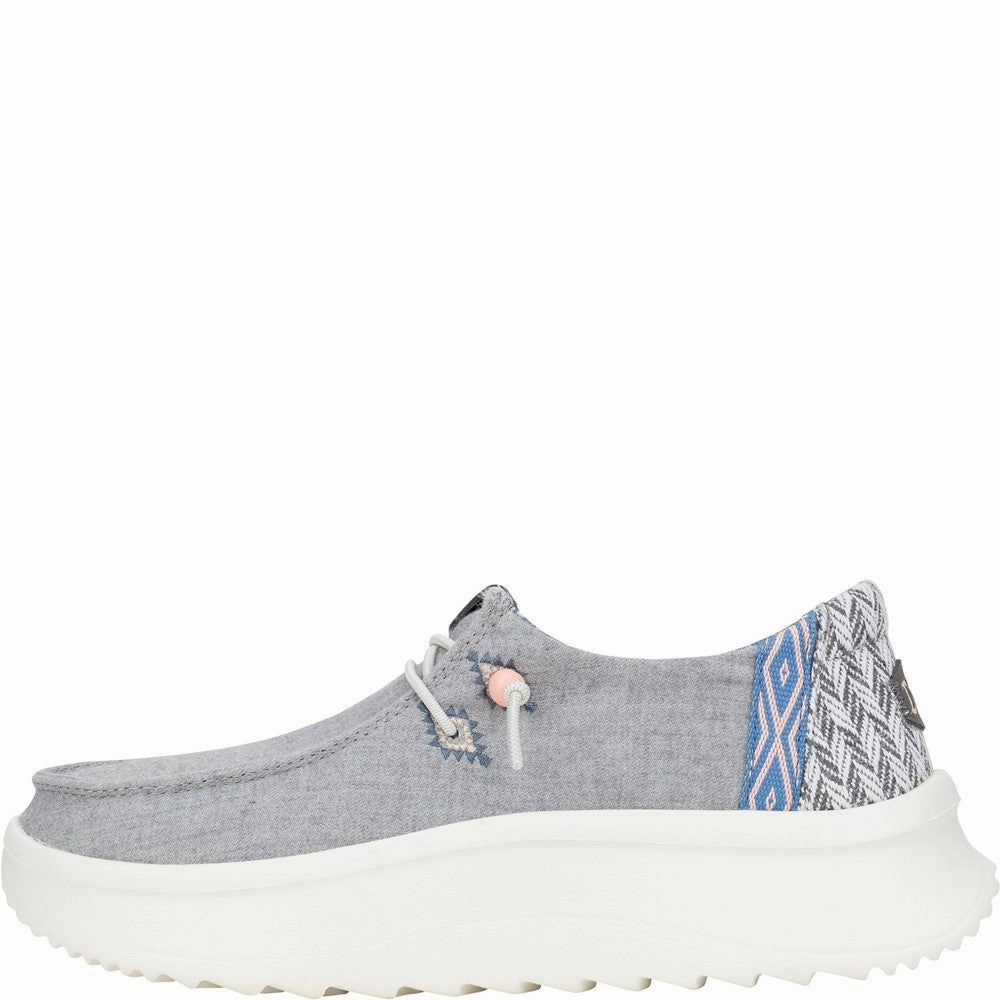 Calm-Driven Fit Heydude Wendy Peak Chambray Woven Shoes