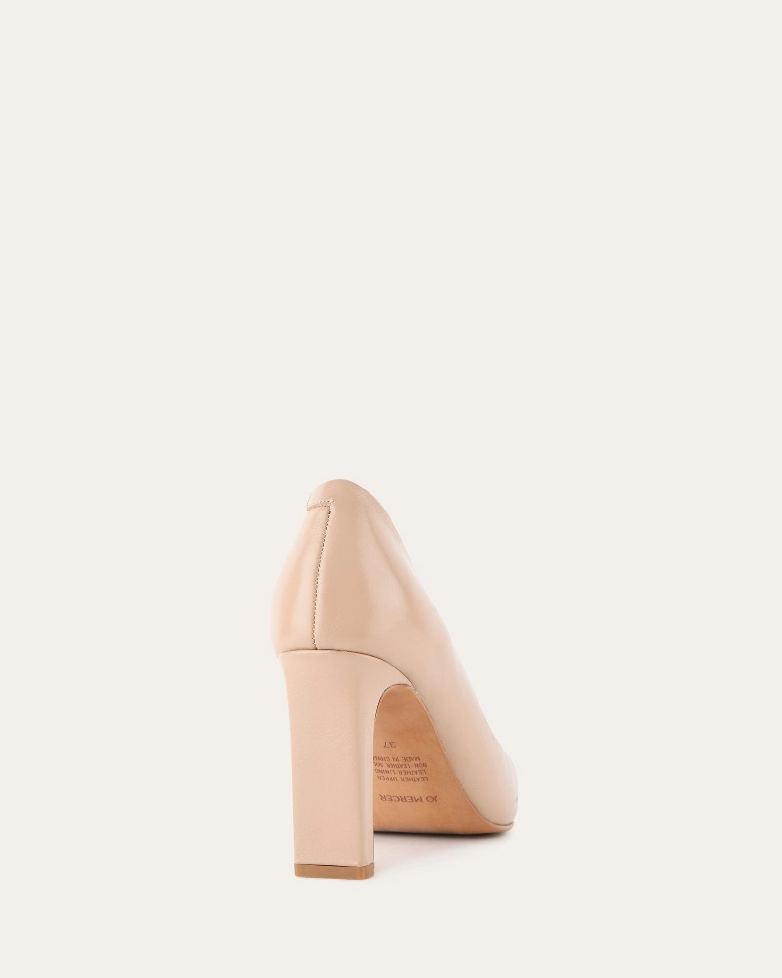 Timeless Cool Quiet Boldness Holland High Heels Blush Leather