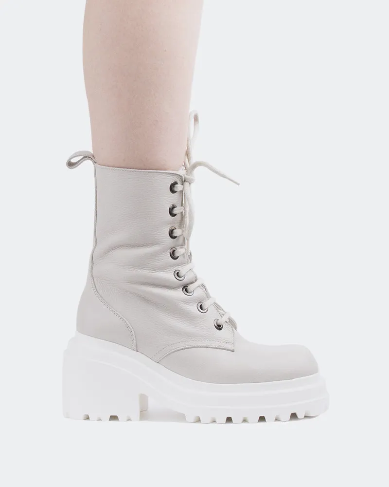 Streamline Your Day Homer Off White Leather
